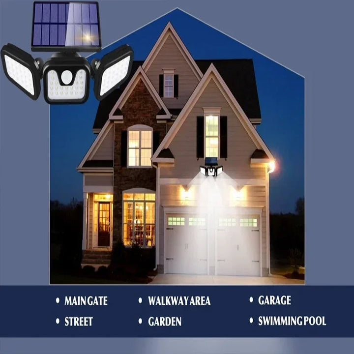 BowLift | Solar Motion Sensor Outdoor Lamp