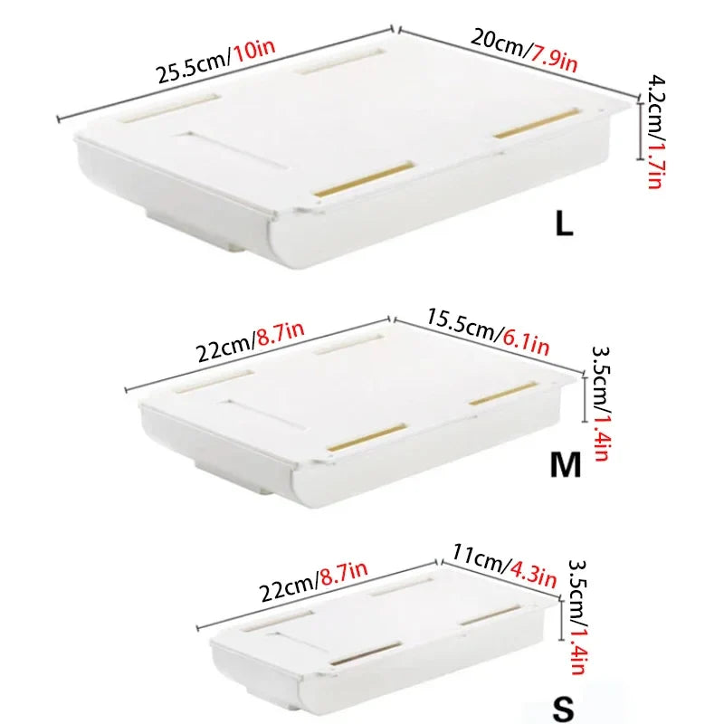 BowLift | Self-Adhesive Desk Hidden Storage Box