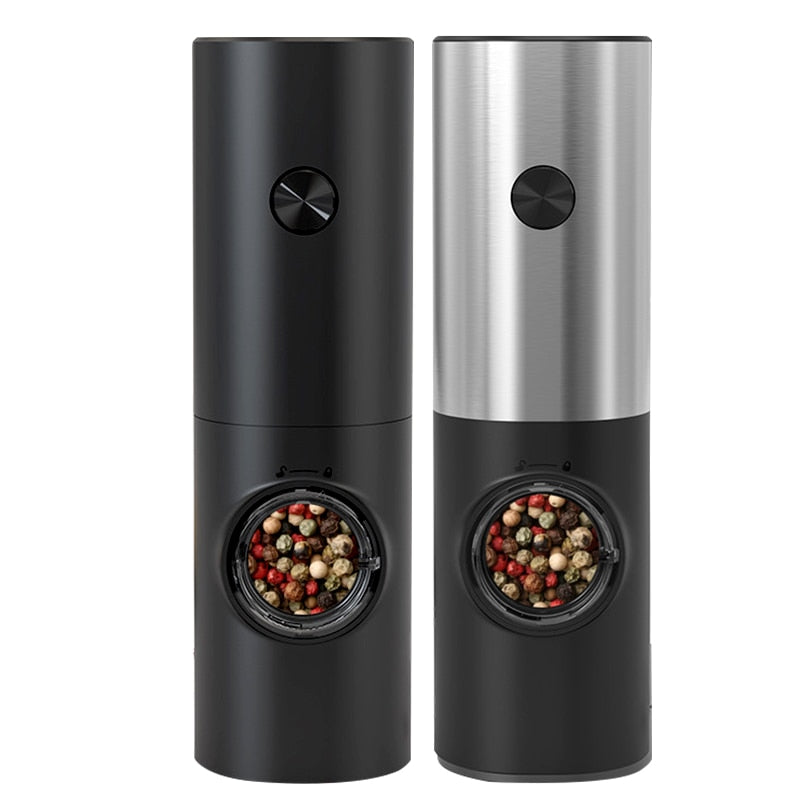 BowLift | Electric automatic pepper and salt mill with LED light and adjustable grind - Perfect for the kitchen or the restaurant