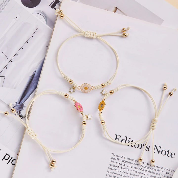 BowLift | Braided Feminine Flower Star Bracelet