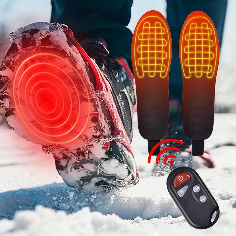 BowLift | USB Rechargeable 3-Mode Adjustable Heated Insoles for Outdoor Activities