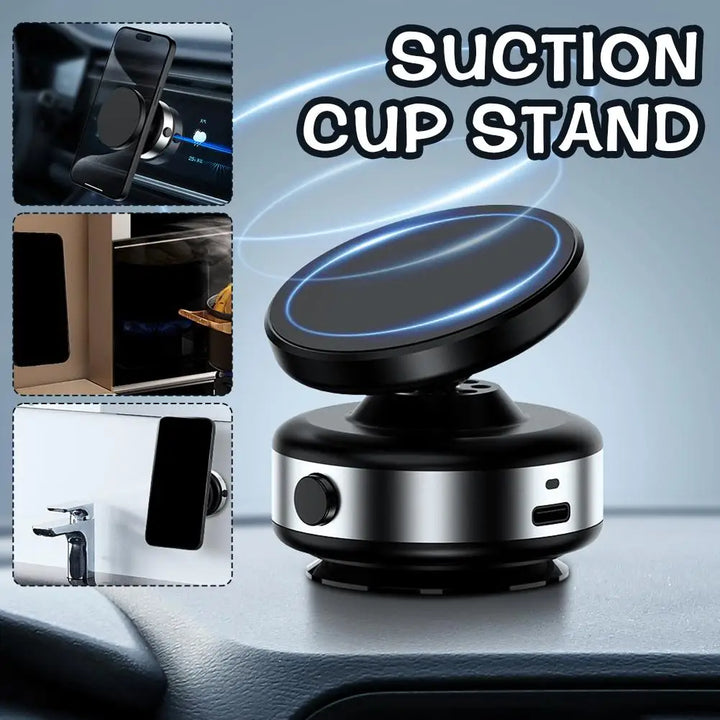 BowLift | Strong Vacuum Suction Magnetic Car Phone Holder