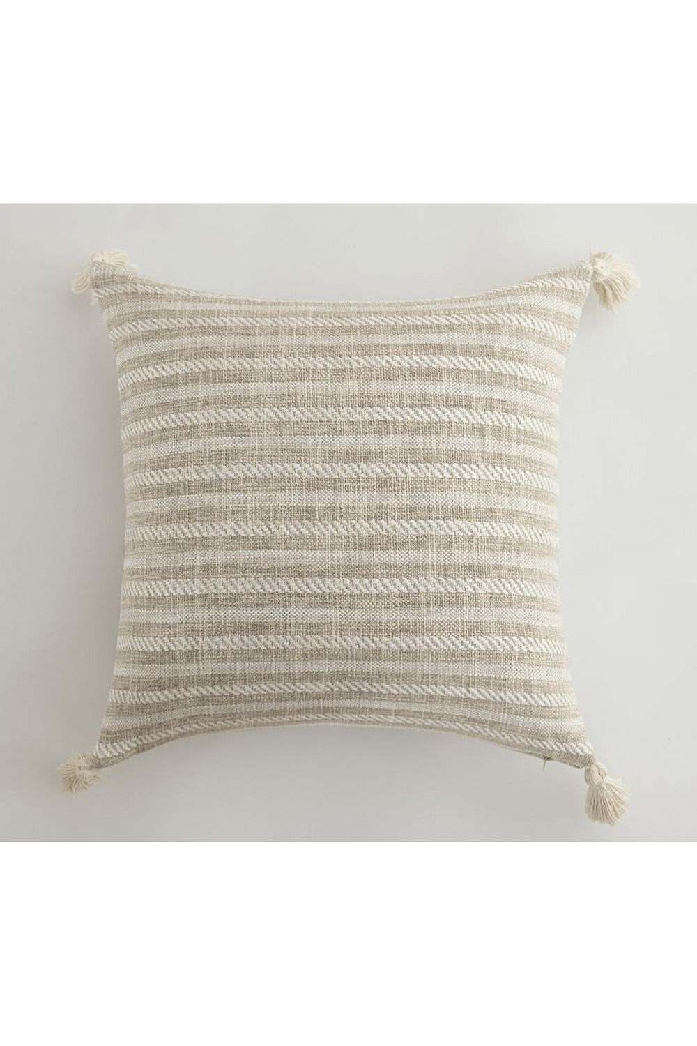 White Tassel Pillow Cover | Bowlift
