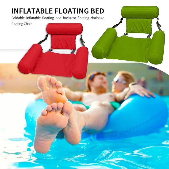 BowLift | Floatique Water Hanging Chair | Inflatable & Adjustable | For Pool, Beach & Sea | 100×120 cm
