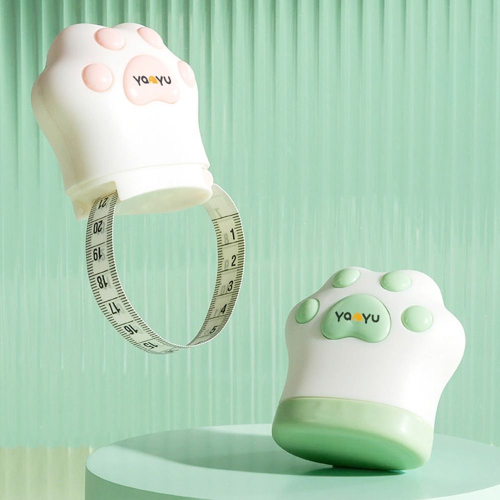 BowLift | Cat Paw Double Scale Automatic Shrinking Tape Measure