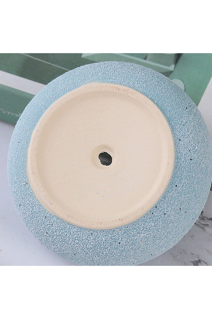 Frosted Stone Flower Pot | Bowlift