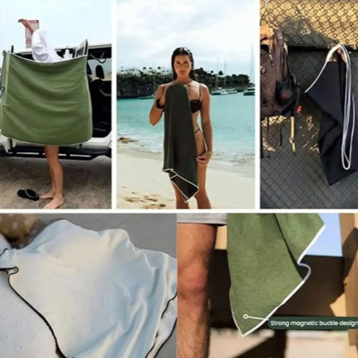 BowLift | Multifunctional Outdoor Magnetic Bath Towel