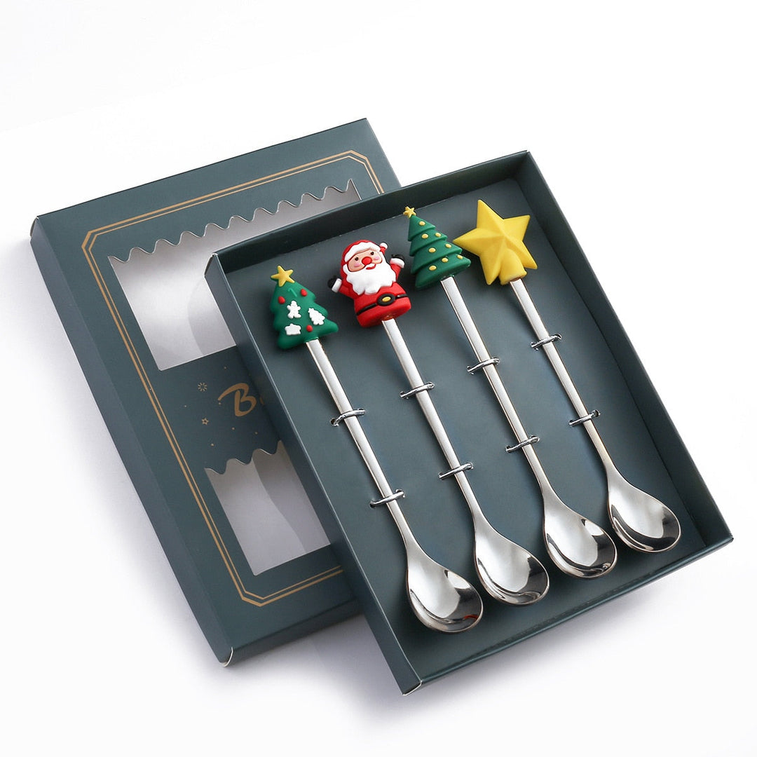 BowLift | 4Pcs Christmas Best Wishes Tableware Set