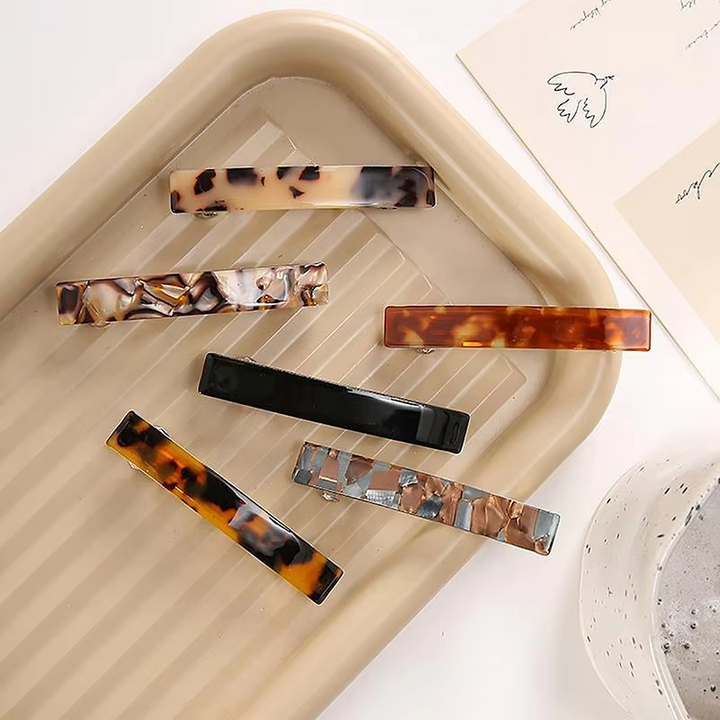 BowLift | Vintage-Inspired Leopard Print Acetate Hair Clips