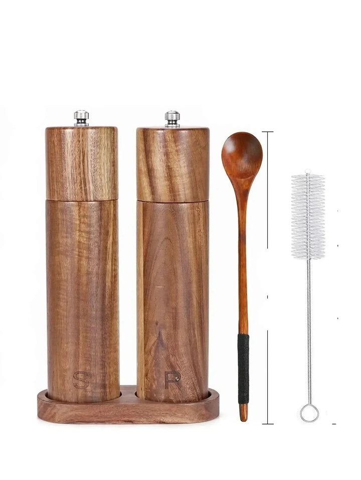 BowLift | WoodSpice - Luxe Wooden Pepper and Salt Mill Set