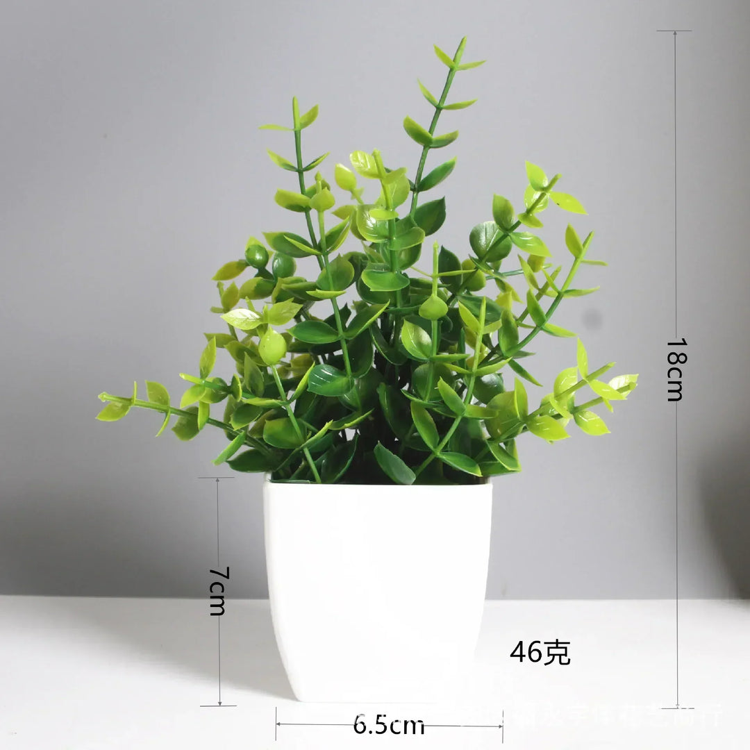 BowLift | Everleaf Bonsai | Eucalyptus Design | Low Maintenance & Durable | Decorative