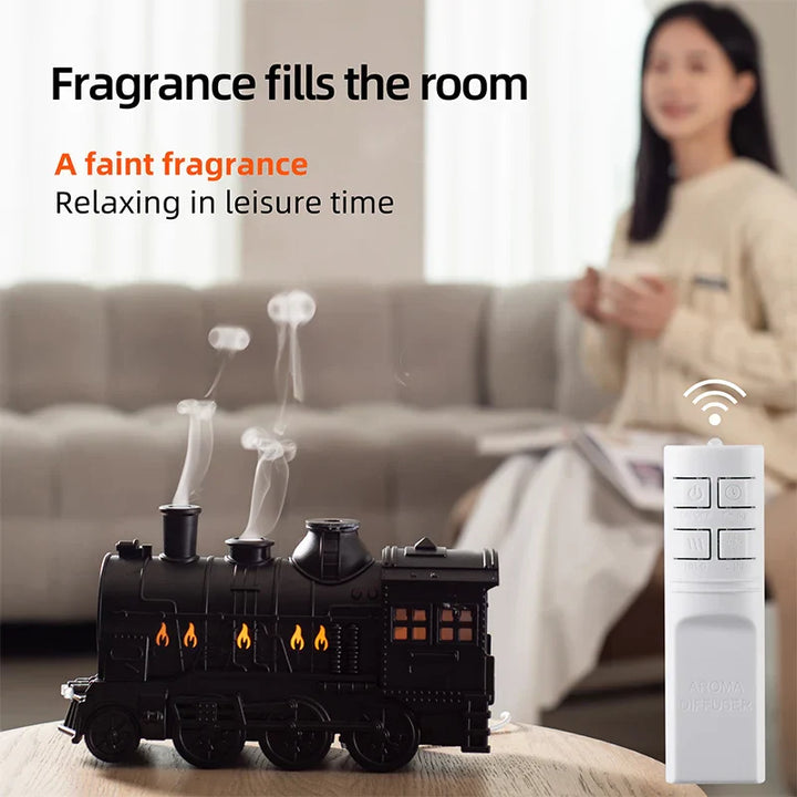 BowLift | Mini Train Aromatherapy Essential Oil Diffuser Lamp Decor