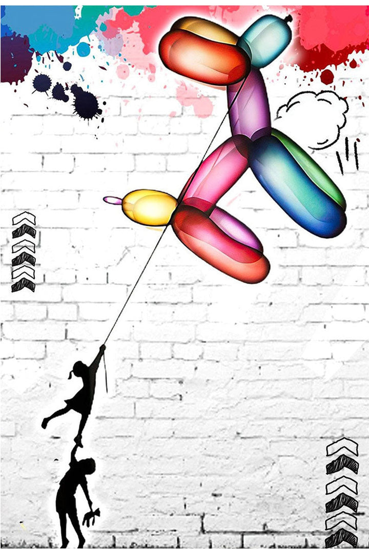 matching Graffiti Balloon Poster | Bowlift
