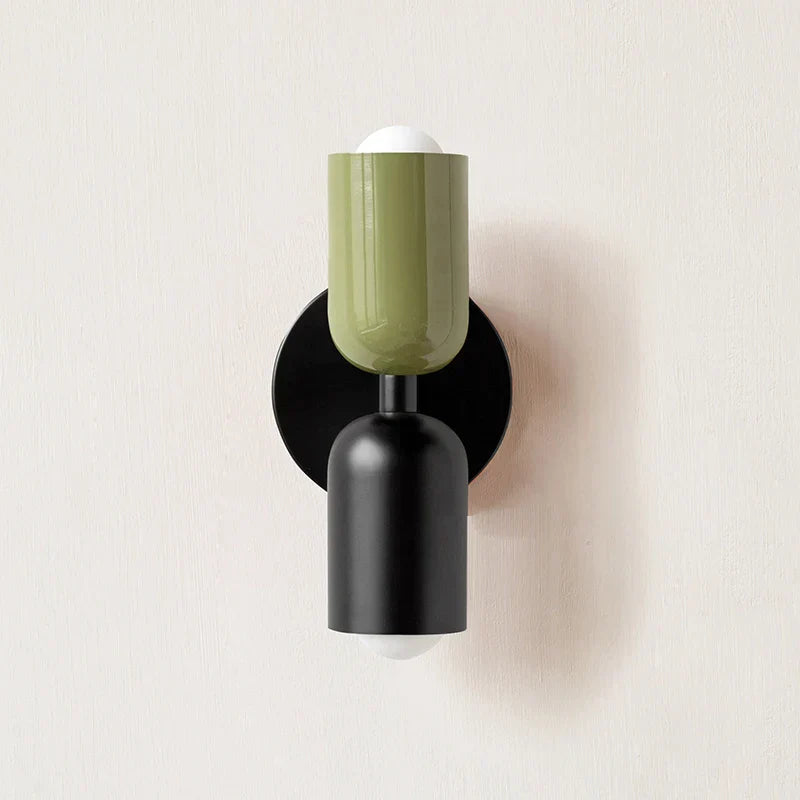BowLift | Double Head Wall Lamp Black Base