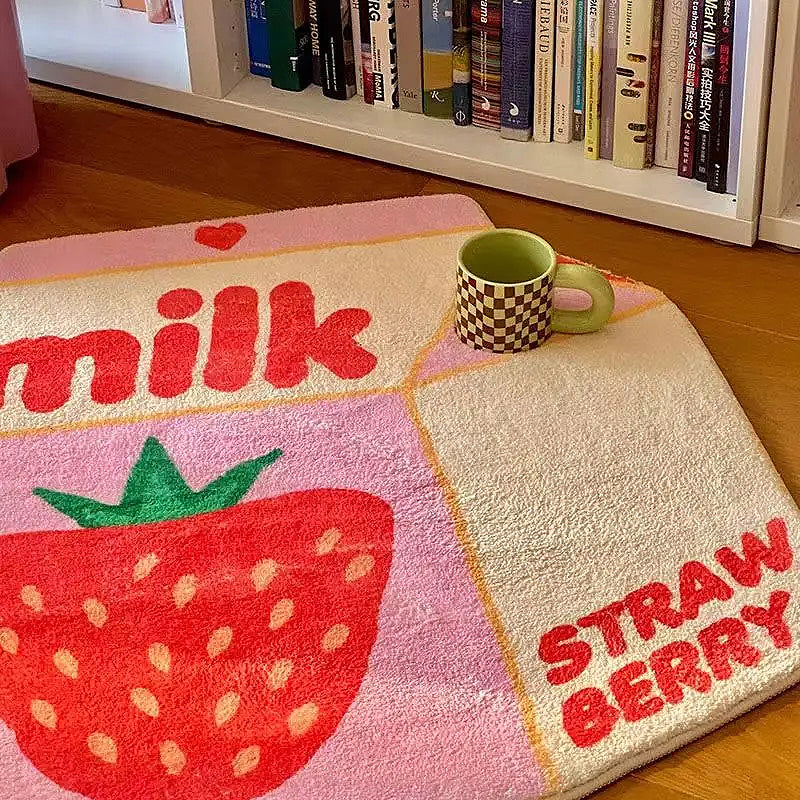 Strawberry Milk Mat (+ 3 styles) | Bowlift