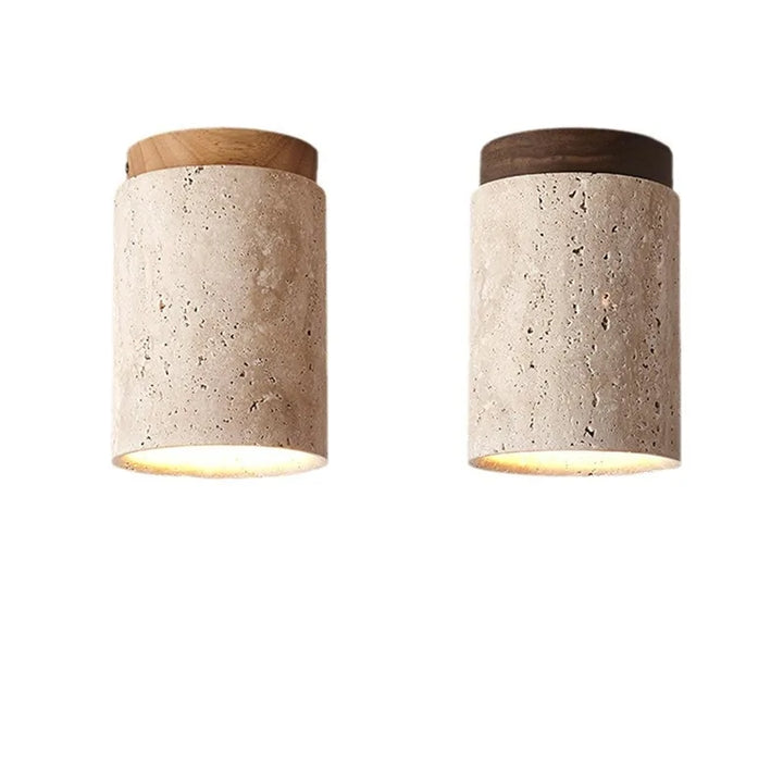 BowLift | ÉclatPierre – Elegant Travertine Recessed LED Light
