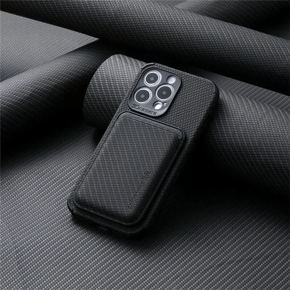 BowLift | MagSafe Wallet Phone Case with Carbon Fiber Protection