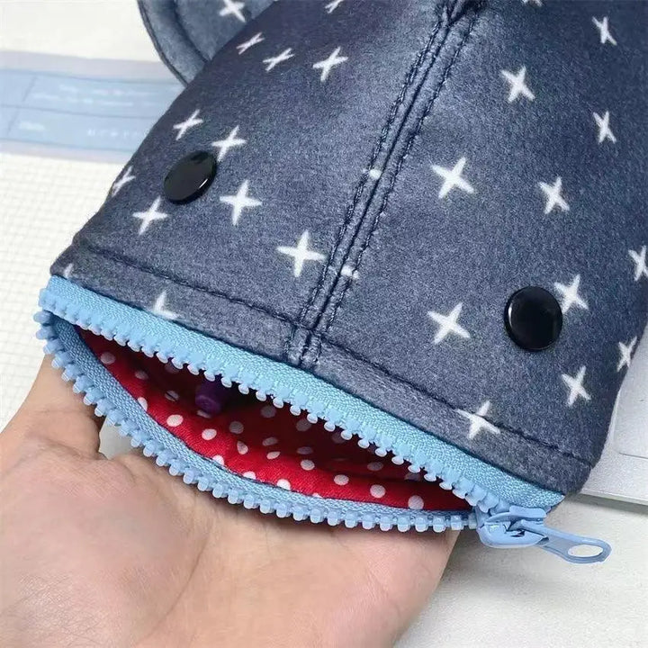 BowLift | Deep Blue Shark Zipper Pencil Case