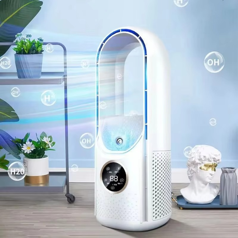 BowLift | Portable USB Electric Bladeless Cooling Fan, Mini Desktop Air Conditioner
