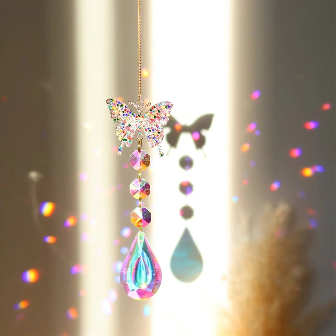 BowLift | Radiant Moonlit Quartz Prism Suncatcher