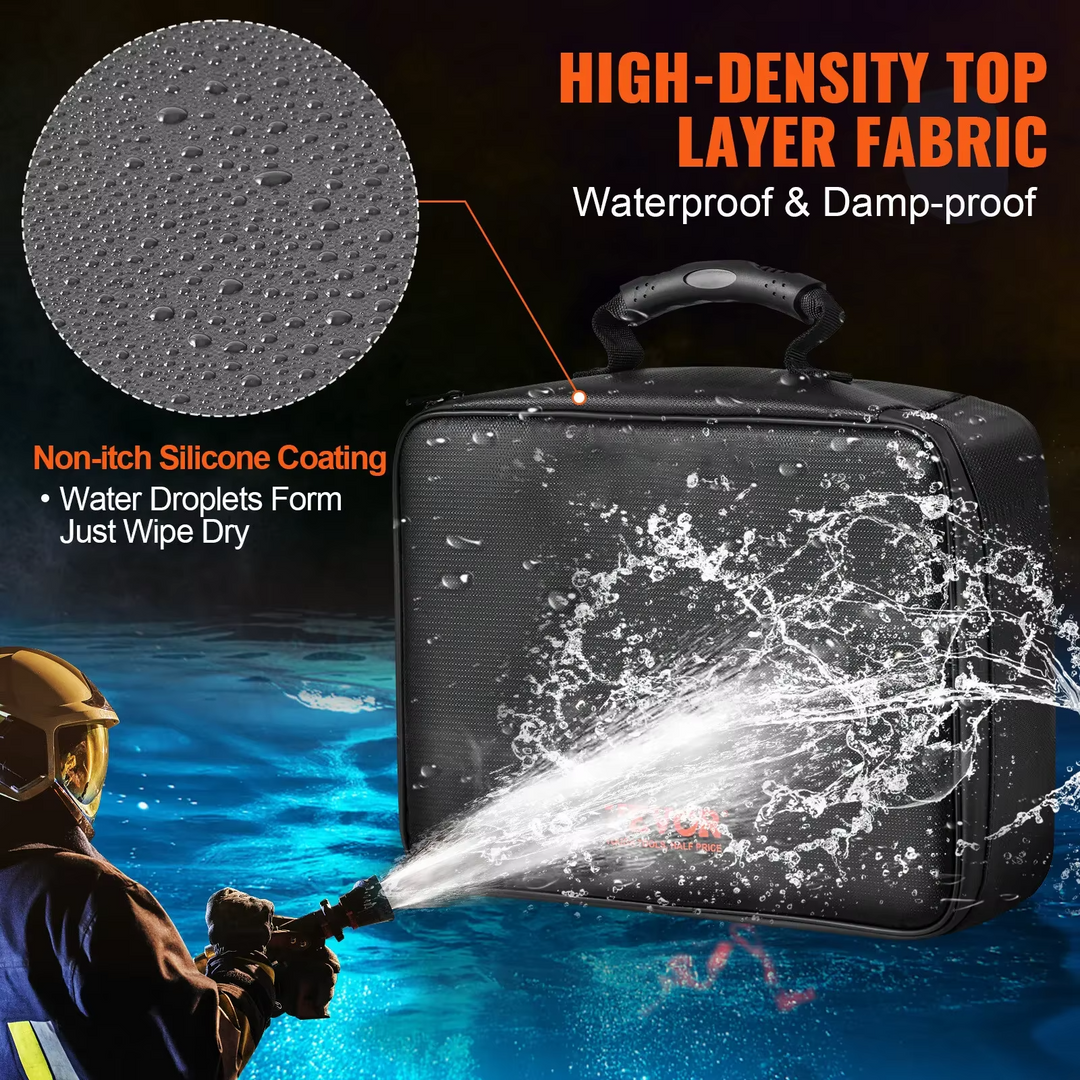 BowLift | Fireproof and Waterproof Document Organizer Bag – Portable Protective Storage for Travel and Home Security
