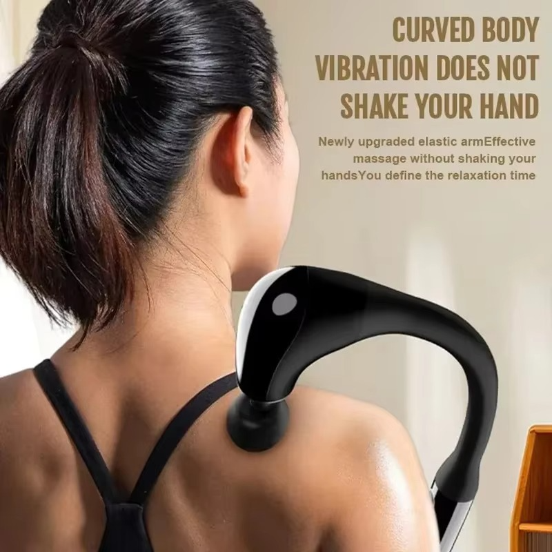 BowLift | 2025 Curved Smart Electric Massage Gun - Handheld Deep Tissue Massager