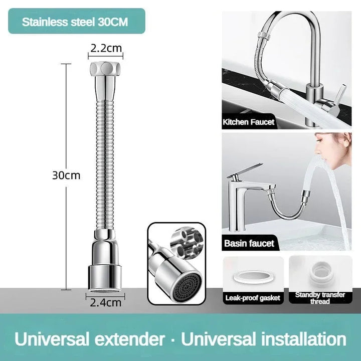 BowLift | Universal Flexible Adjustable Kitchen Faucet Extender Nozzle