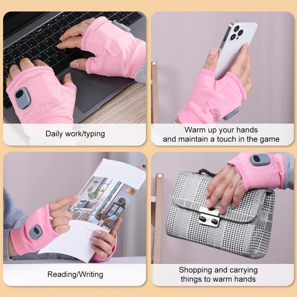 BowLift | ThermoGrip Heated Gloves | 360° All-Around Heat | Rechargeable & Windproof | Touchscreen Function