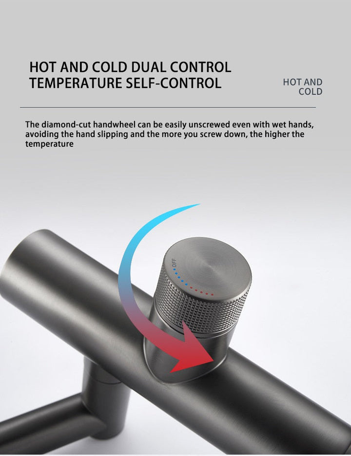 BowLift | Hydroelectric Rotating Modern Smart Waterfall Faucet