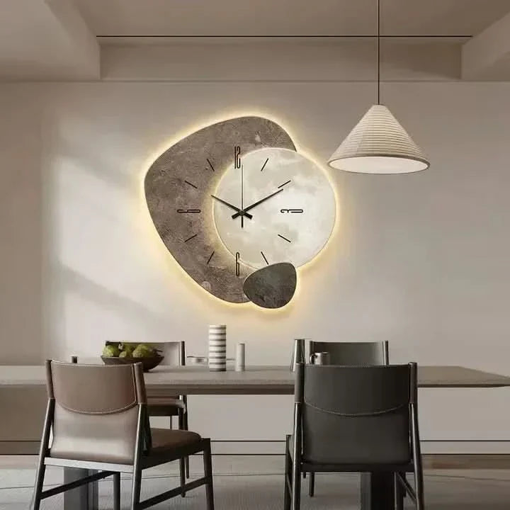 BowLift | Clock - Modern Wall Clock made of Wood