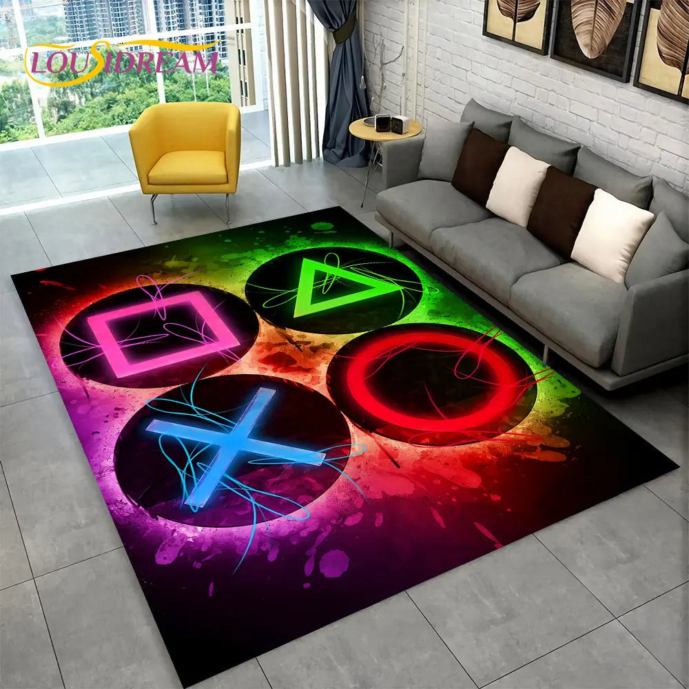 BowLift | GameJoy Playmat – Soft 3D Gamepad Floor Mat for Children and Gamers