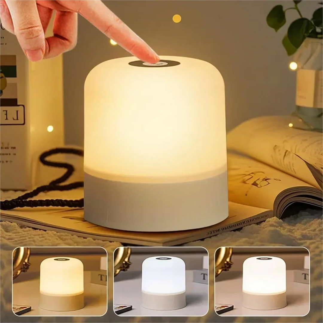 BowLift | Color Changing Touch Table Lamp With Remote Control For Bedroom Or Living Room