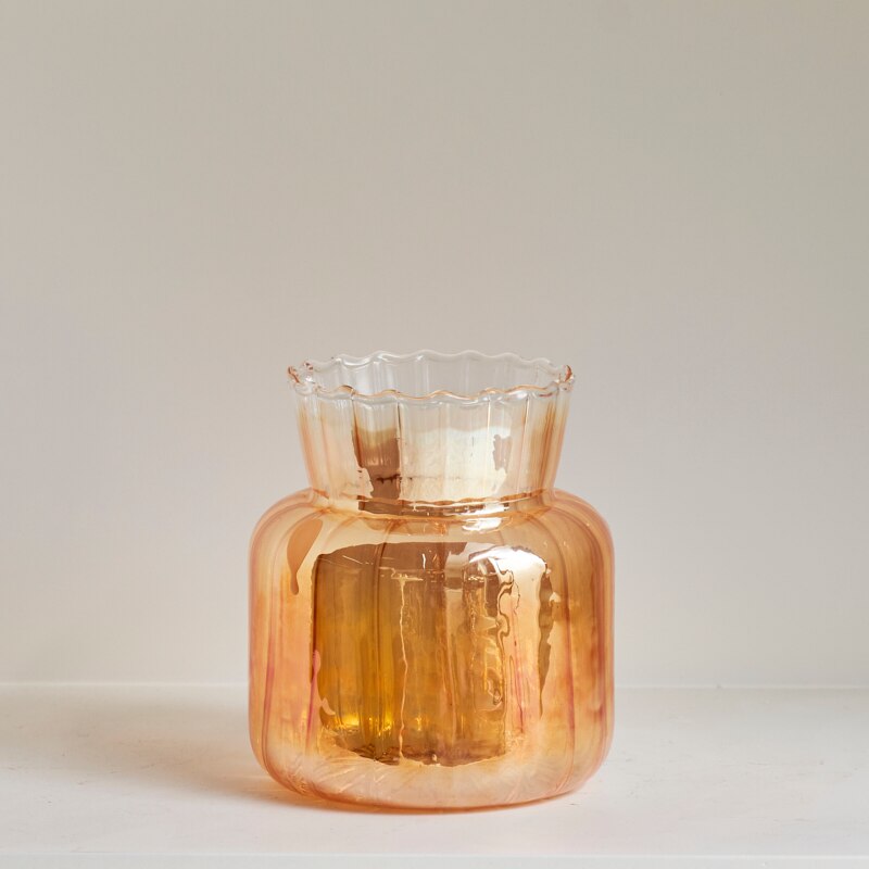 Gold Coat Glass Vase | Bowlift