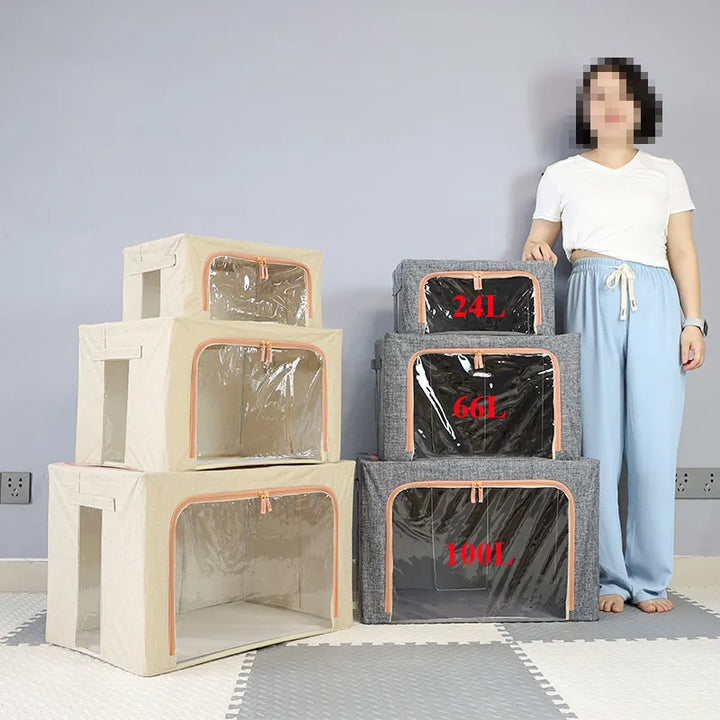BowLift | Foldable Storage Space-Saving Large Organizer Box