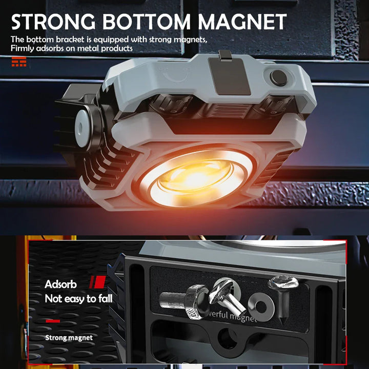 BowLift | TektorBeam Work Light LED 1500 Lumens | Rechargeable & Magnetic | Steplessly Dimmable | IP66 Waterproof