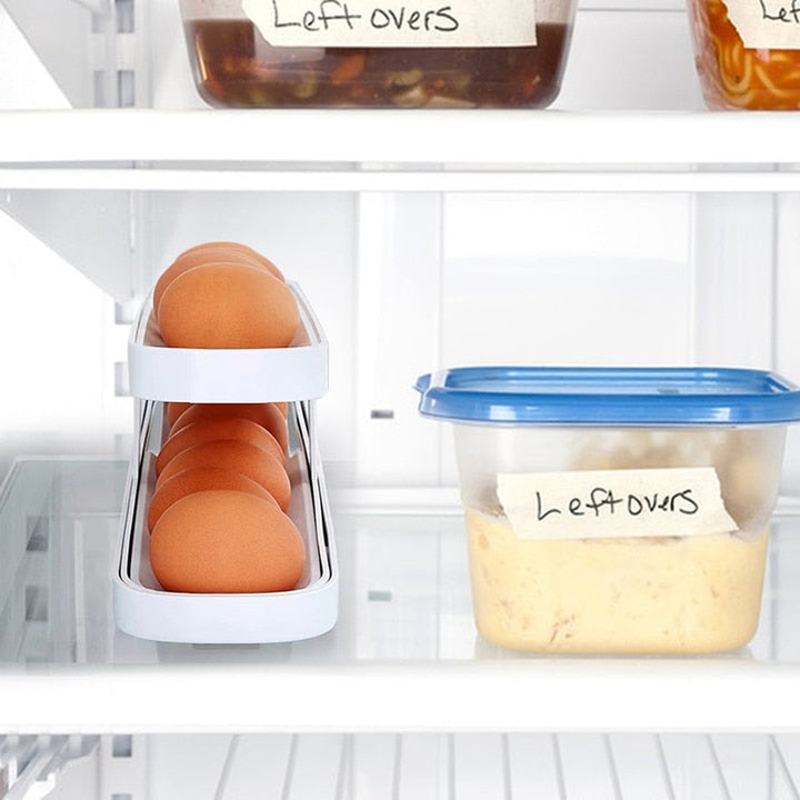 BowLift | Automatic Egg Rolling Holder Organizer Rack