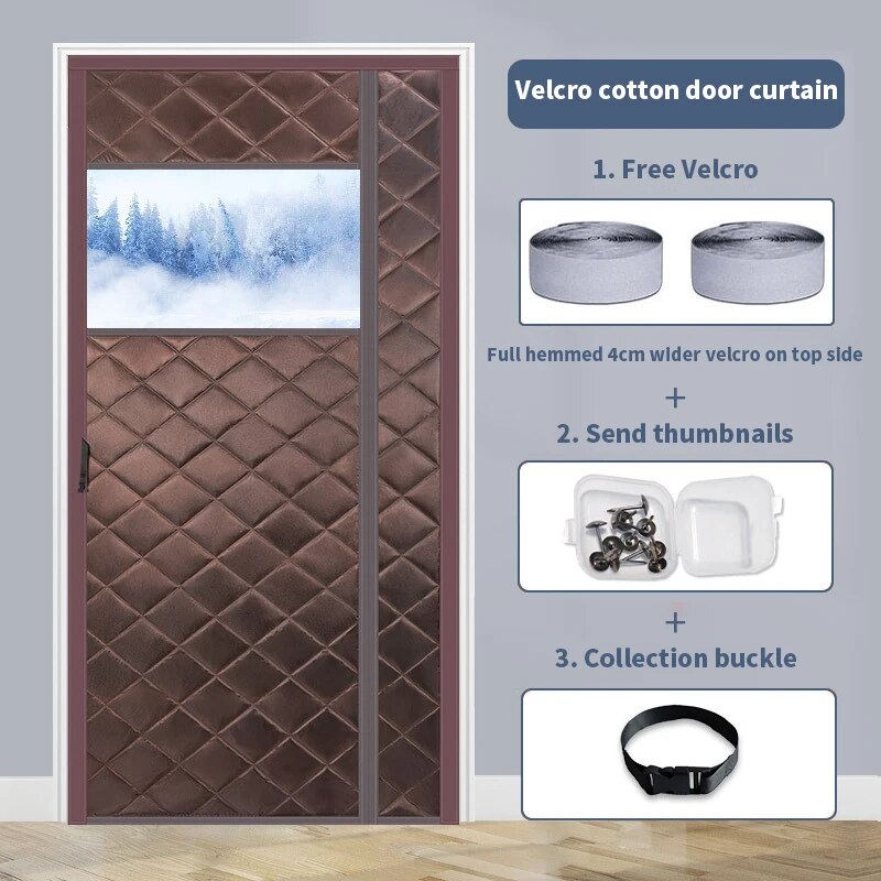BowLift | Magnetic Cold-Proof Cotton Door Curtain