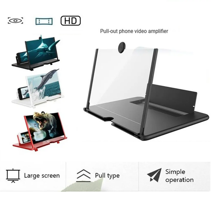 BowLift | Phone Screen Magnifier – Portable 10 Inch Smartphone Projector