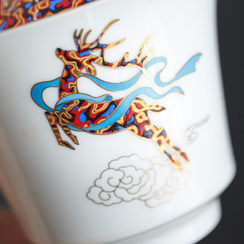 BowLift | Magical Winter Ceramic Tea Cup Set