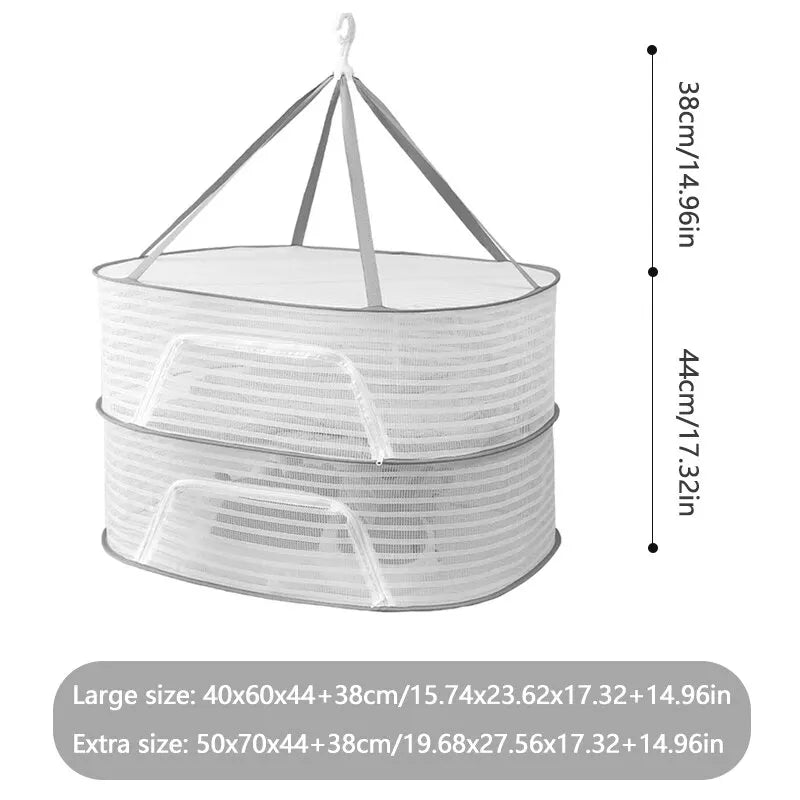 BowLift | FlexiDry Drying Net | Foldable & Compact | Quick-Drying Mesh Design | 3 Levels