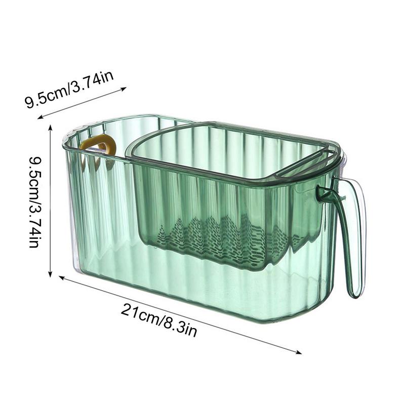 BowLift | Clear Stack Transparent Double-Layer Basket