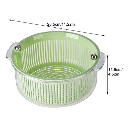 BowLift | Manual Spin Vegetable Drainer Basket