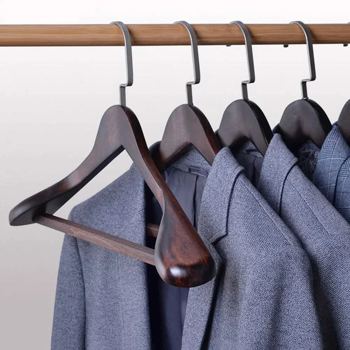 BowLift | Luxury Wooden Clothes Hangers with Curved Design