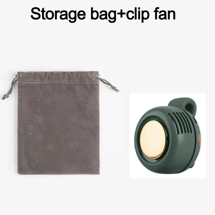 BowLift | Clip-On Body Rechargeable Waist Cooler Fan