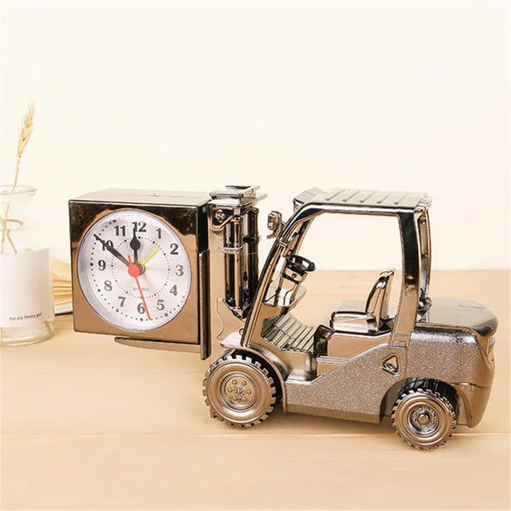 BowLift | Retro Forklift Unique Digital Clock