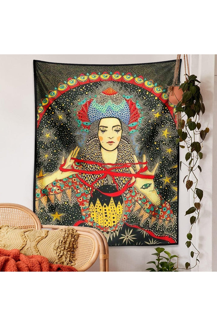 To The Girl Psychedelic Wall Tapestry | Bowlift