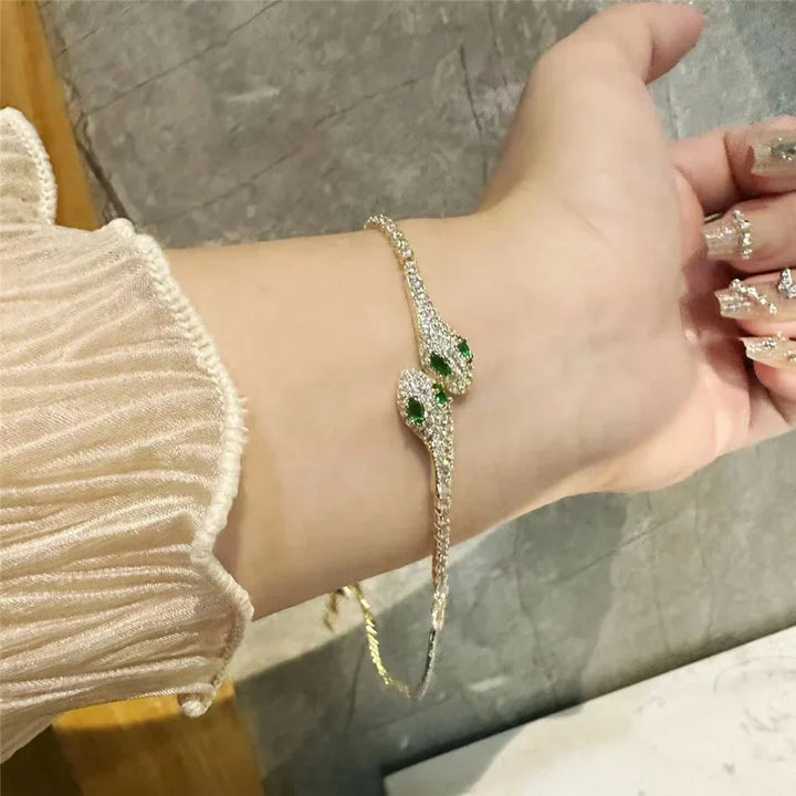 BowLift | Zircon Stone Adjustable Snake Bracelet
