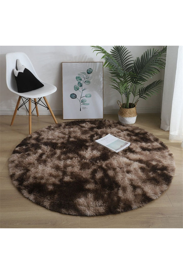 Fluffy Round Rug | Bowlift