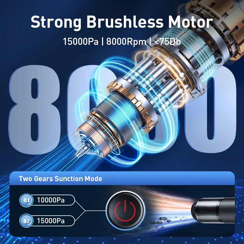 BowLift | Strong Suction Ultra-Power Wireless Smart Vacuum Cleaner