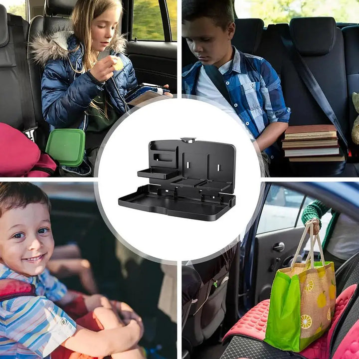 BowLift | Multipurpose Foldable Car Headrest Tray